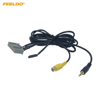 FEELDO Автомобильный 3,5 мм Штекер к 32-контактному Разъему AUX-IN Радио Аудио Кабель С Микрофоном для Нового Honda CRV AUX Wire Adapter #HQ6165