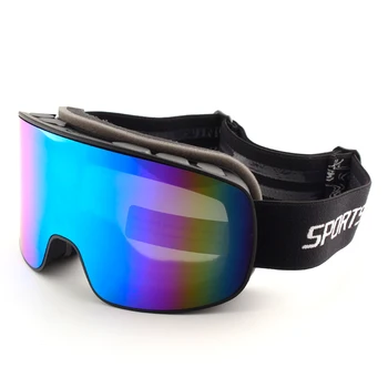 Противотуманная лыжная маска очки очки для снегохода Защита от ультрафиолета зимнее наружное зеркало синего цвета очки для сноуборда