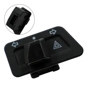 Модифицированная Двойная вспышка 3-контактный указатель поворота Кнопка включения стартера для скутера Пластиковые Черные Аксессуары для транспортных средств