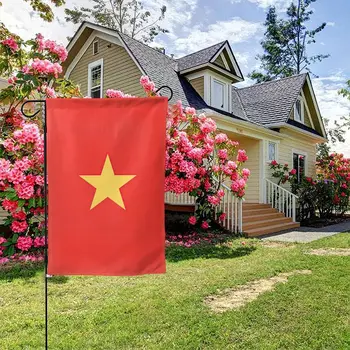 Флаг Вьетнама Садовый флаг, Двусторонний флаг, Флаг для украшения улицы, Флаг внутреннего двора