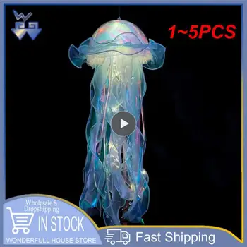 1-5 шт. Удобная портативная Уникальная модная лампа в виде медузы, Удивительная игрушка в стиле деко, уникальный подарок для Ее мечты, красочное свечение