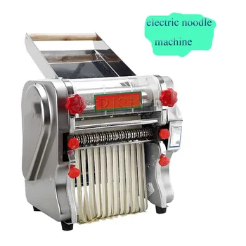 Электрическая тестораскаточная машина для домашнего / коммерческого приготовления лапши из нержавеющей стали, машина для прижима тестовых валиков