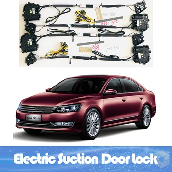 Для Volkswagen Passat 2014 ~ 2023 Автомобиль Мягко закрывает дверную защелку, привод блокировки прохода, автоматическое электрическое поглощение, бесшумный доводчик всасывания