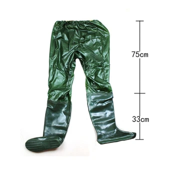 Подводные болотные штаны, Водонепроницаемые штаны для рыбалки на открытом воздухе, Мужская Женская пластиковая одежда для рыбалки, Охотничьи Болотные брюки