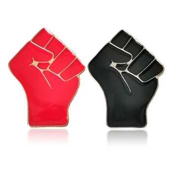 Модная креативная Эмалевая булавка Винтажная Брошь United Fist Для рюкзаков Металлические Значки Ювелирные Изделия Подарок
