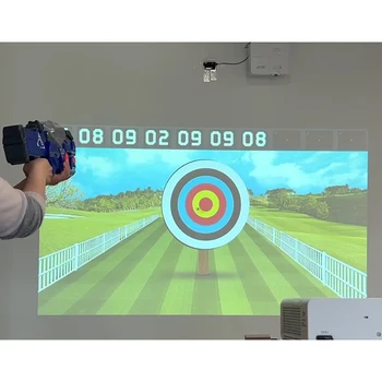 Интерактивная проекционная система автоматического подсчета очков для стрельбы из лука, крытая игровая площадка для стрельбы из лука