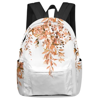Рюкзаки с цветочными акварельными бутонами, студенческие повседневные дорожные сумки, школьный рюкзак большой емкости, Подростковая сумка для книг