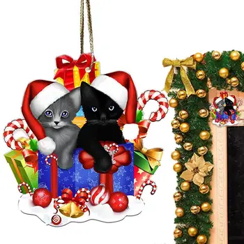 Кошачьи украшения для рождественской елки Рождественские кошачьи украшения Милые Рождественские украшения Украшения Подарок для любителей кошек