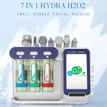 2024 лучшая Новейшая Машина для Ухода За Лицом для Красоты Кожи H2O2 Aqua Peeling Hydro Dermabrasion Scrubber Hydrafacial Machine