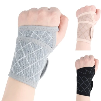 Эластичная рукавная перчатка для поддержки ладони и запястья, ультратонкая вентилируемая защита запястья Y1QE