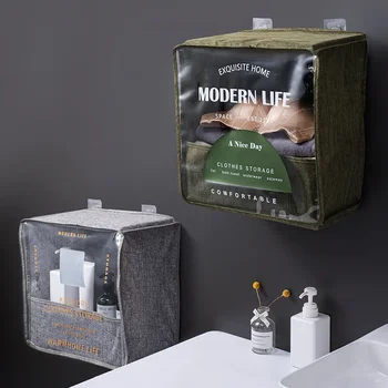 Влагостойкий ящик для хранения одежды в ванной, защищенный от плесени Подвесной Многофункциональный ящик для хранения нижнего белья, водонепроницаемый