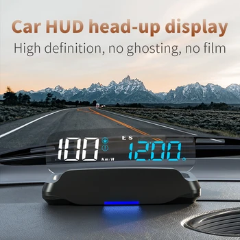 Измеритель скорости C7 GPS, Автоматический светочувствительный Индикатор усталости При вождении, Значок предупреждения о превышении скорости, расстояние, высота, многофункциональный Hud-дисплей