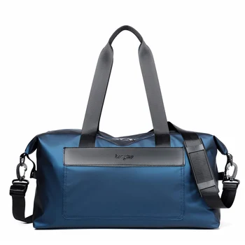 Мужская спортивная сумка для тренажерного зала, водонепроницаемая сумка для деловых поездок, сумка-мессенджер через плечо с отдельным отделением для обуви