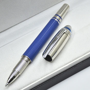 Специальная серия шариковой ручки-роллера Star-Walk Blue с хрустальным верхом MB Шариковая ручка Офисная школьная авторучка для письма с серийным номером