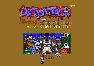 Игровая карта Decap Attack 16bit MD для Sega Mega Drive для системы Genesis