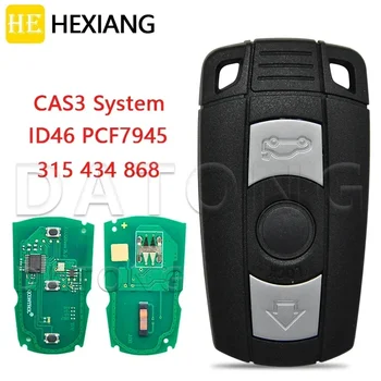 Автомобильный Дистанционный Ключ HE Xiang Для BMW X5 X6 Z4 1/3/5/7 Серии CAS3 System ID46 PCF7945 315 434 868 МГц Auto Smart Control Замена