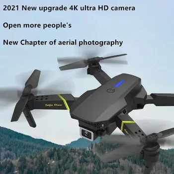 WIFI FPV-Дрон с широкоугольной камерой HD 4K 1080P, удерживающий высоту, Радиоуправляемый Складной Квадрокоптер-Дрон, Подарочная игрушка, Новый Квадрокоптер E88 Pro