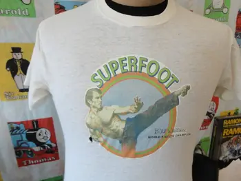 Винтажная футболка Bill Wallace Superfoot Karate Mixed Martial Arts с длинными рукавами