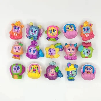 Оригинальная коллекция Moji Pops, Игрушки серии Adventure 1-3, мини-фигурки со сменными лицами, сумки-сюрпризы, игрушка для девочек, Рождественский подарок