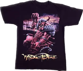 Рубашка группы Winds Of Plague, Черный демон, Отрубленная голова, Дэткор, Симфонический металл, длинные рукава
