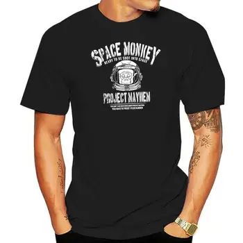 мужская футболка Space Monkey, готовая пожертвовать собой ради Большего блага-футболка Fight Club