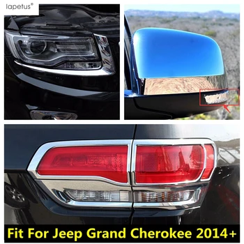 Брови Переднего Головного Света/Задний Задний Фонарь/Накладка Крышки Зеркала заднего Вида Для Jeep Grand Cherokee 2014-2020 Хромированные Аксессуары