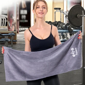 Полотенца для спортзала из микрофибры, спортивное полотенце для фитнеса 40x95 см, тренировочное полотенце, полотенце для пота, Супервпитывающее для фитнеса, йоги, мужчин и женщин