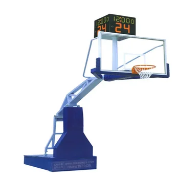 Ручная Электрогидравлическая Портативная Баскетбольная Подставка Pole Rack Frame Для Взрослых Баскетбольных Игр С Обручем В помещении И На Открытом Воздухе Спортивное Оборудование