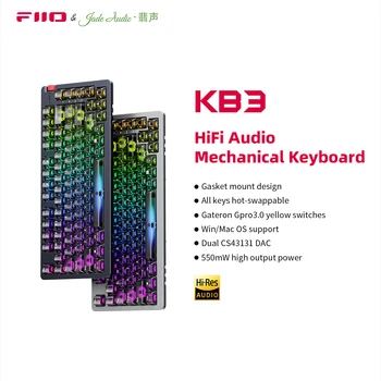FiiO/JadeAudio KB3 HiFi Аудио 75% механическая клавиатура