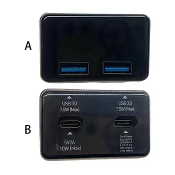 USB-док-станция 3 в 1, совместимые аксессуары для быстрой зарядки, удлинитель для автомобиля Teala Model 3/Y
