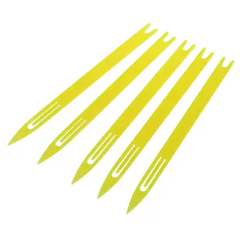 5 шт Желтая пластиковая рыболовная сеть 2 # для ремонта сетки, челноки для игл