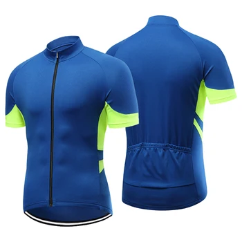 Мужская синяя велосипедная майка Pro Team MTB Короткая куртка для велосипеда, Сухие от солнца Дышащие топы, Велосипедная одежда, спортивная одежда для горных дорог на открытом воздухе