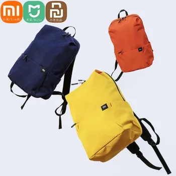 Рюкзак Xiaomi Mijia Redmi, многоцветные, многоразмерные рюкзаки унисекс, водонепроницаемая модная сумка для колледжа и маленькой школы объемом 10 л