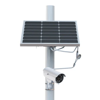 Интеллектуальный комплект солнечной энергии для видеонаблюдения 60 Вт 80 Вт 100 Вт Солнечная панель с литиевой батареей с регулируемой мощностью 12 В постоянного тока