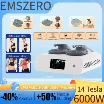 профессиональный миостимулятор для похудения Emszero neo 14 Tesla мощностью 6000 Вт, сжигающий жир для салона красоты