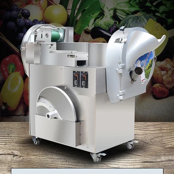 Полностью автоматическая коммерческая машина для нарезки фруктов и овощей, лука, картофеля, моркови, картофеля