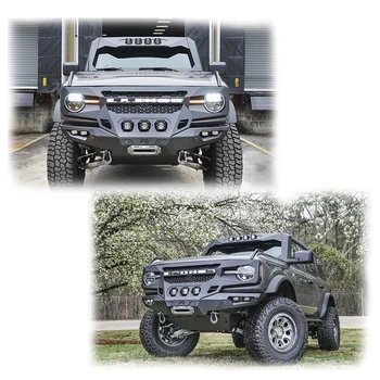 Автоаксессуары Speedking 4x4 гриль переднего бампера grumper Передние и Задние Сигнальные Огни ViCowl для Bronco