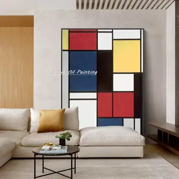 Arthyx, цветные картины ручной работы маслом на холсте, современное абстрактное настенное искусство, Картина для гостиной, украшения дома на крыльце отеля