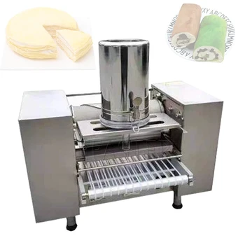 Автоматическое коммерческое использование Тысячеслойная машина для приготовления блинчиков Mini Mille Crepe Cake Machine с манго и дурианом, машина для приготовления блинчиков с начинкой из спринг-ролла и кожуры